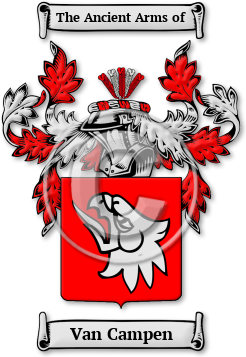 Van Campen Family Crest Download (jpg) Legacy Series - 150 DPI
